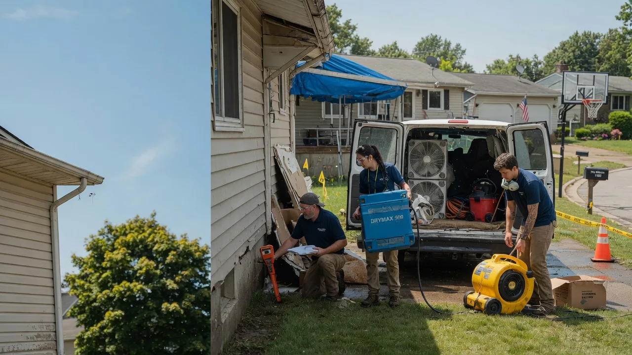 Ceiling Leak Cleanup in Goshen, NY near me